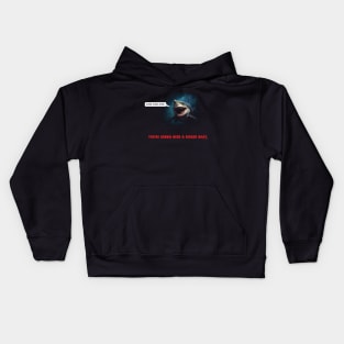 Jaws of the Singing Shark Kids Hoodie